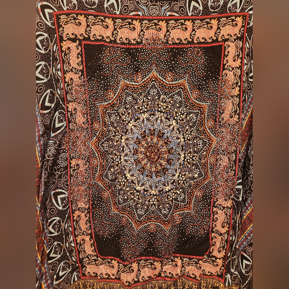 Desigual Poncho Mandala Top - Picture 5 of 10